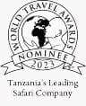 World Travel Awards 2023 nominee — Tanzania's Leading Safari Company